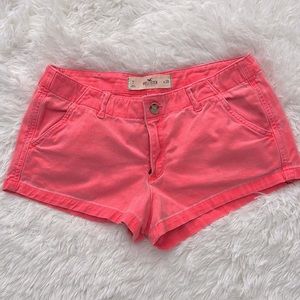 Hollister brand pink shorts